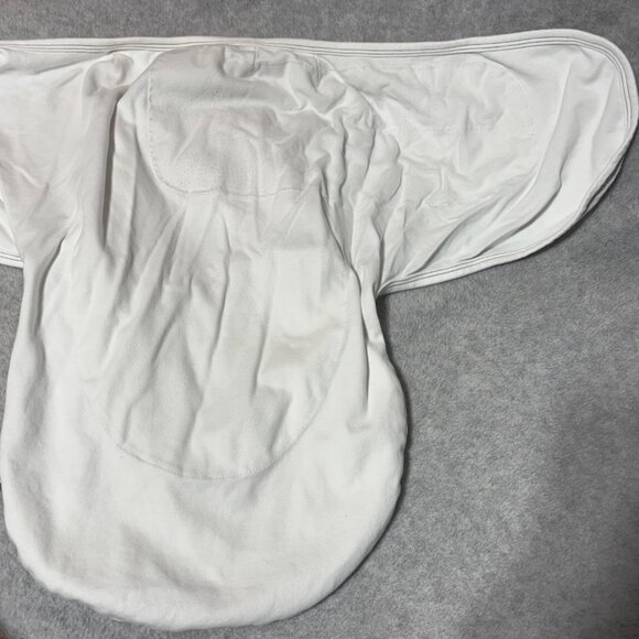 Nested Bean Zen Swaddle Classic Baby ONE SIZE 0-6 Months 7-18 lbs Weighted White - Picture 5 of 6